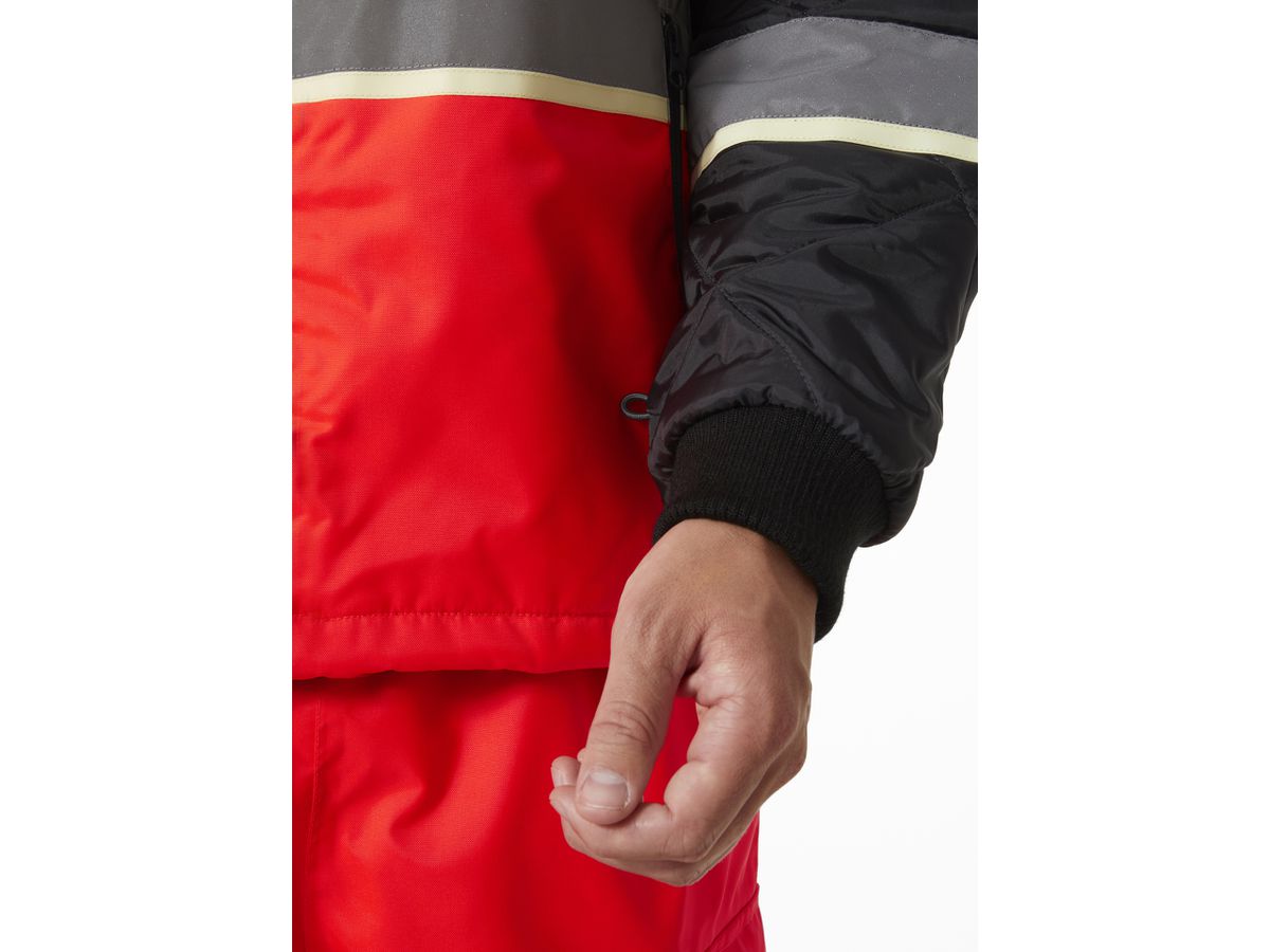 HELLY HANSEN UCME Ins Jacke 73185 Gr. 4XL HI VIS RED/EBONY