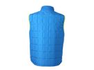 JN Mens Padded Light Weight Vest JN1037 100%PES, aqua/lime-green, Größe 2XL