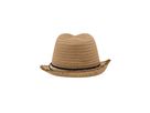 mb Trendy Summer Hat MB6703 caramel/black, Größe S/M