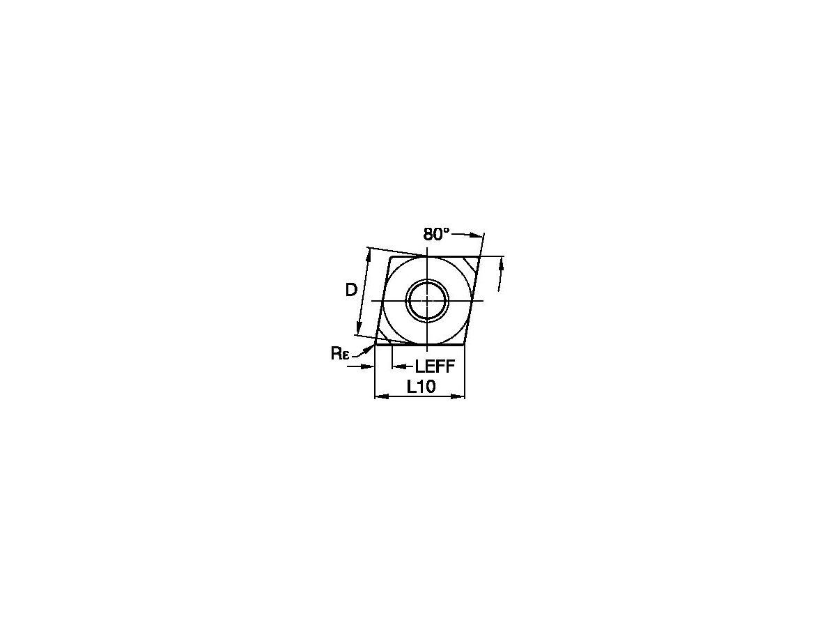 KENNAMETAL CNGA120412S01015DMTKBH20B ANSI/ISO TURNING INSERT CN..