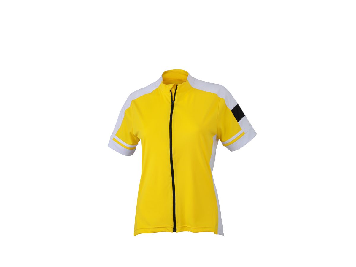 JN Ladies Bike-T Full Zip JN453 100%PES, sun-yellow, Größe L