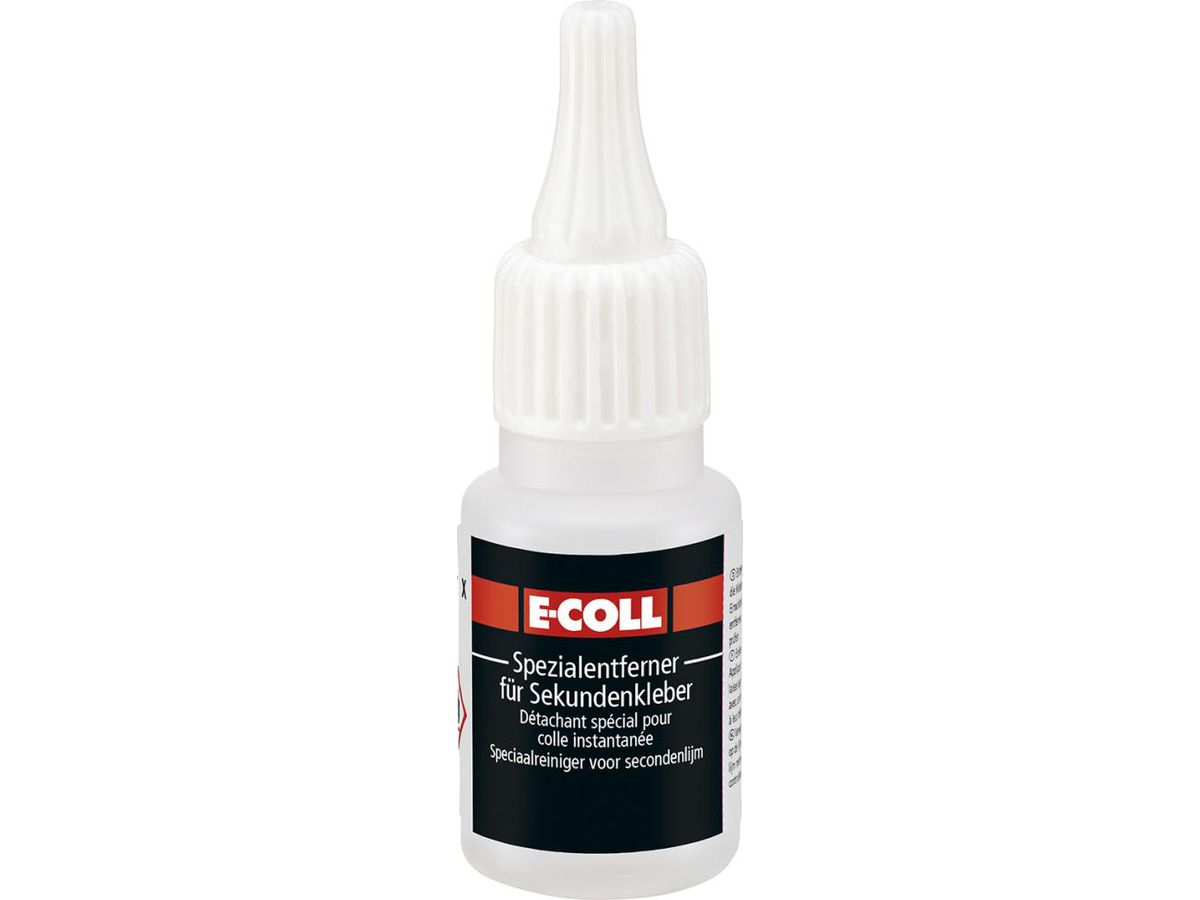 Spezialentferner für Se- kundenkleber 20ml  E-COLL