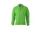 JN Mens Hybrid Jacket JN1116 92%PES/8%EL, spring-green/silver,Gr. M