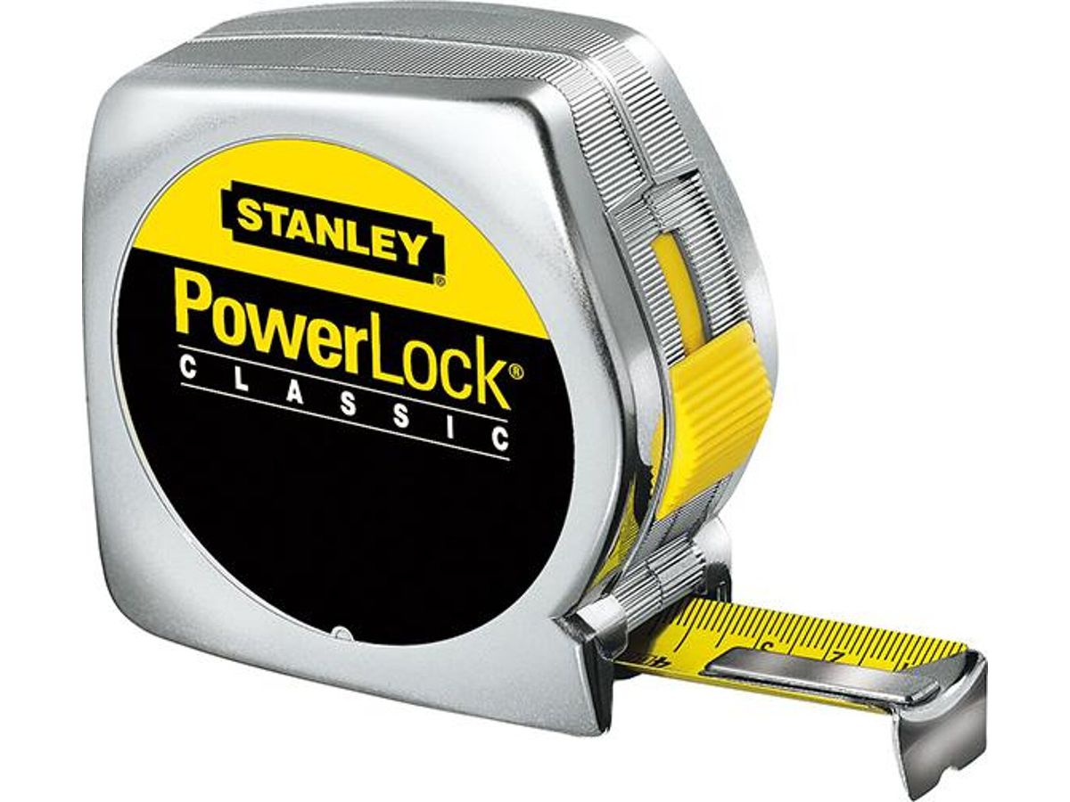 STANLEY Taschenbandmaß Powerlock mit Kunststoffgehäuse