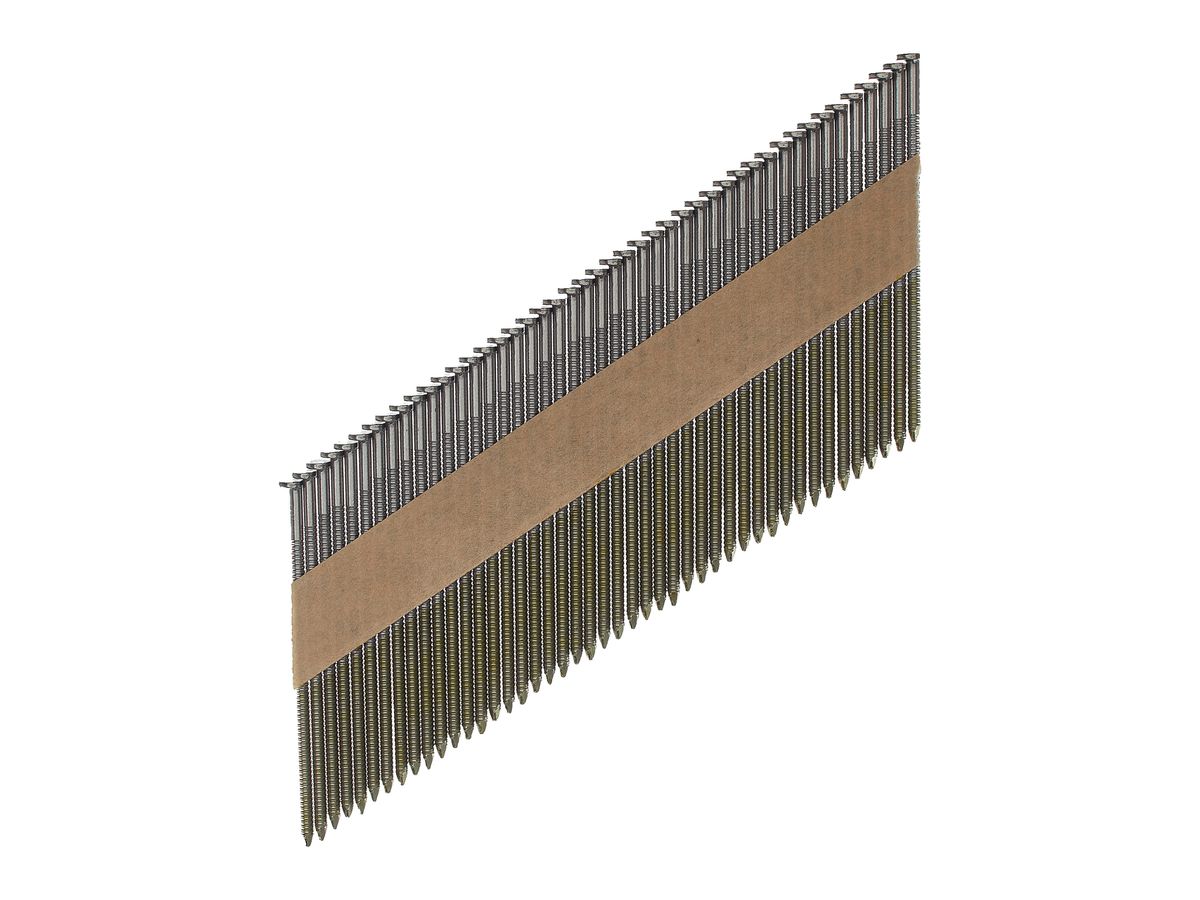MILWAUKEE D-Kopf-Nägel 34° 7,4x3,1x90 mm, Glattschaft Stahl blank