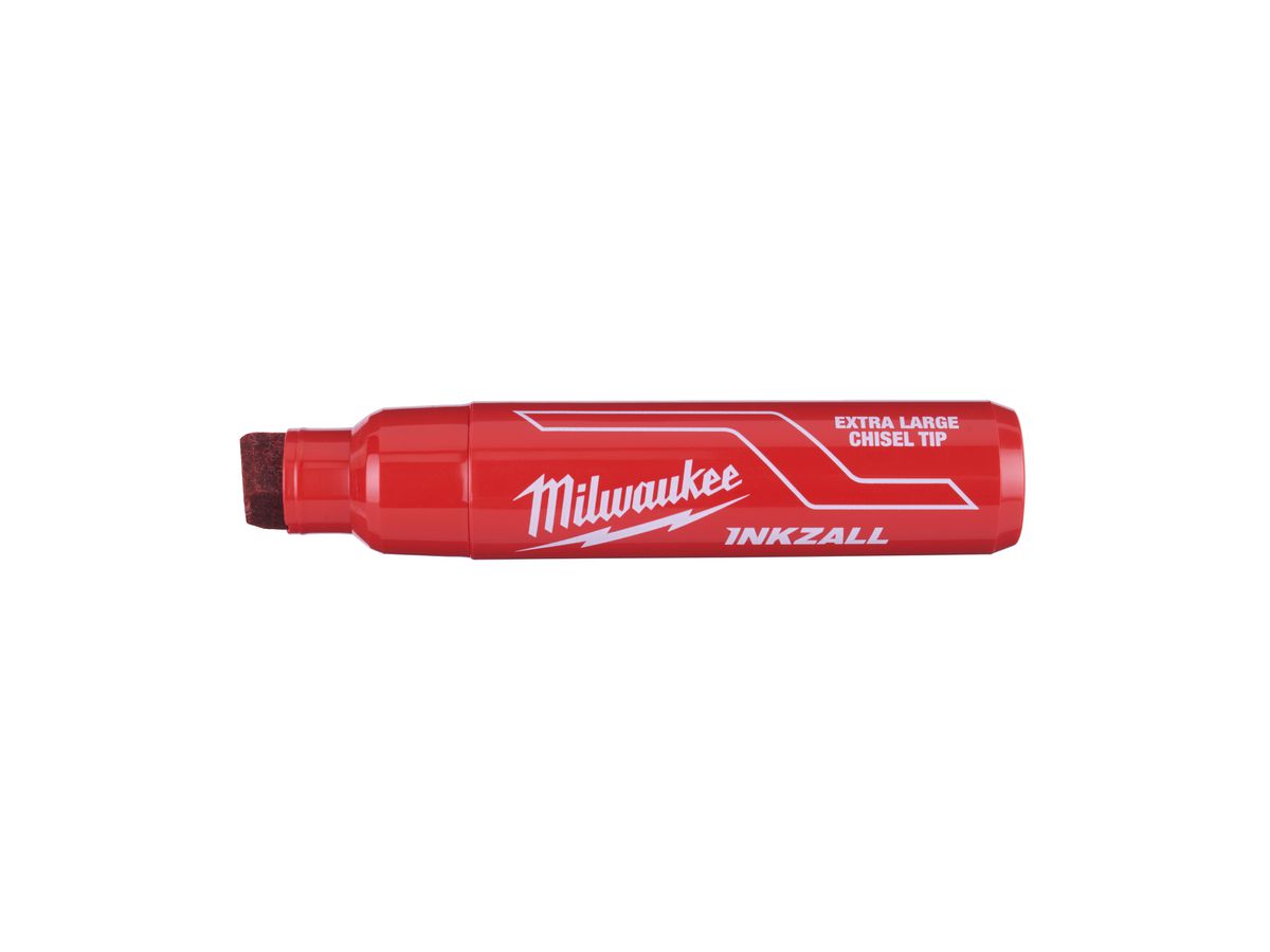 MILWAUKEE INKZALL Permanentmarker Keilspitze XL rot