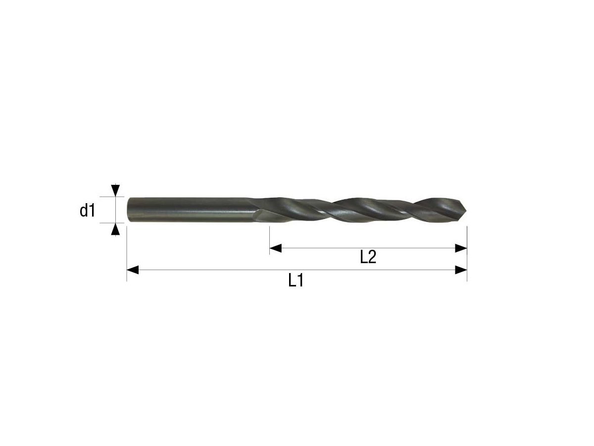 WEMAG Spiralbohrer-Set DIN338/N HSS schw in K-Kassette 118 Grad 1,0-10,0mmx0,5