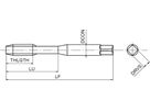 OSG Gewindebohrer A-Oil-SFT 45° Uni 6HX