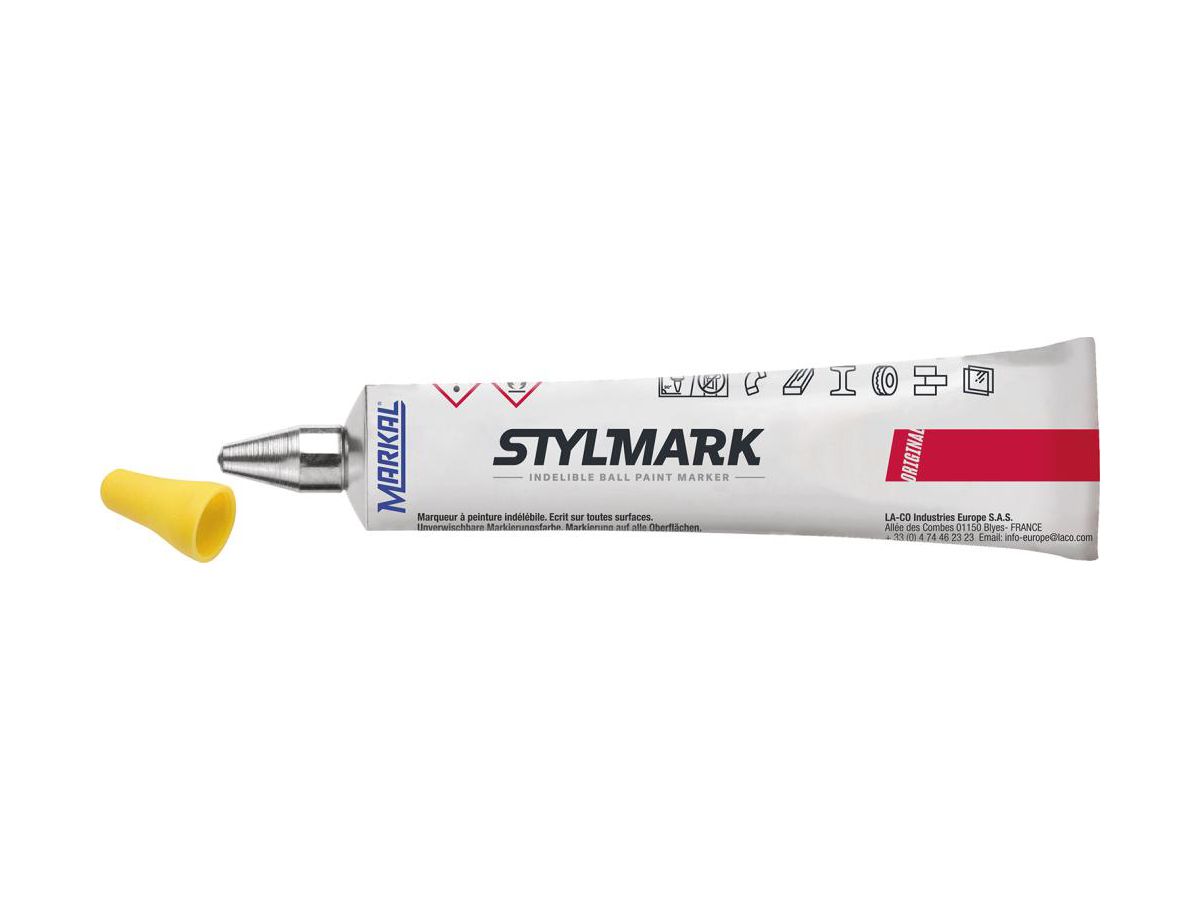 MARKAL Tubenschreiber STYLMARK gelb 50ml Tube