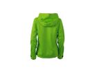 JN Ladies Outdoor Jacket JN1097 100%PES, spring-green/iron-grey, Größe M