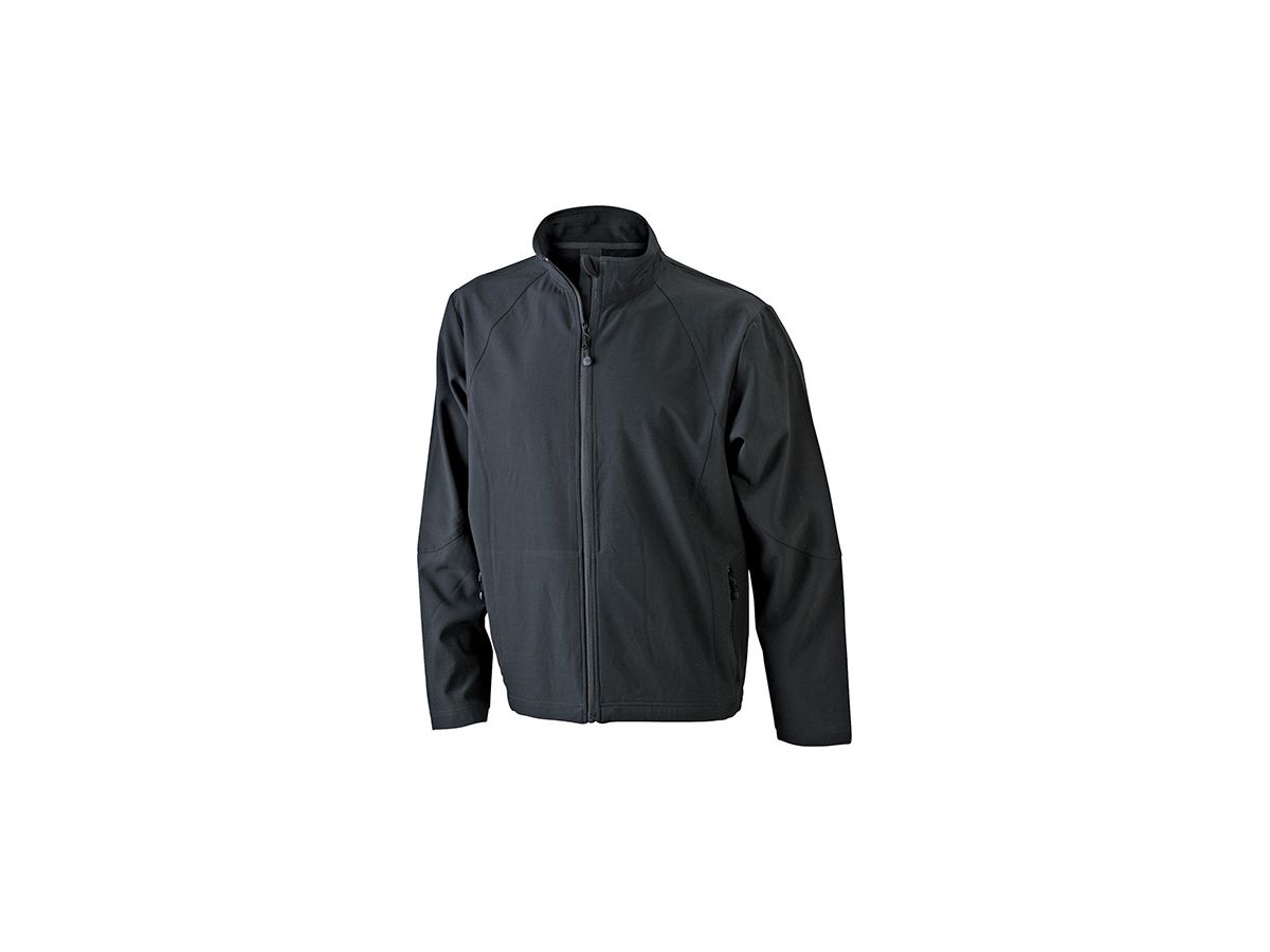 JN Mens Softshell Jacket JN1020 90%PES/10%EL, black, Größe M