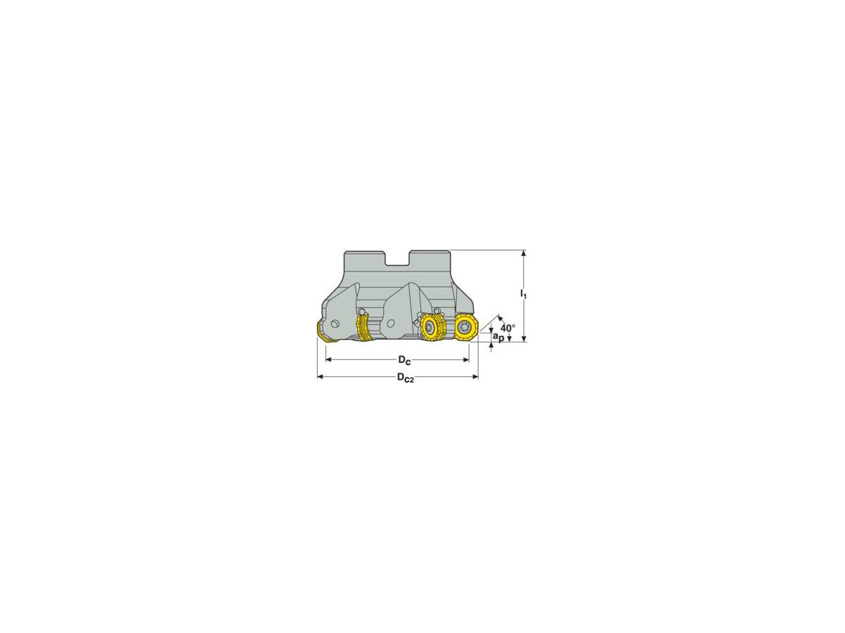 SECO Octomill Fräser R220.48-0080-05-06SA