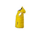 JN Ladies Maritime Vest JN1075 100%PA, sun-yellow/white, Größe L