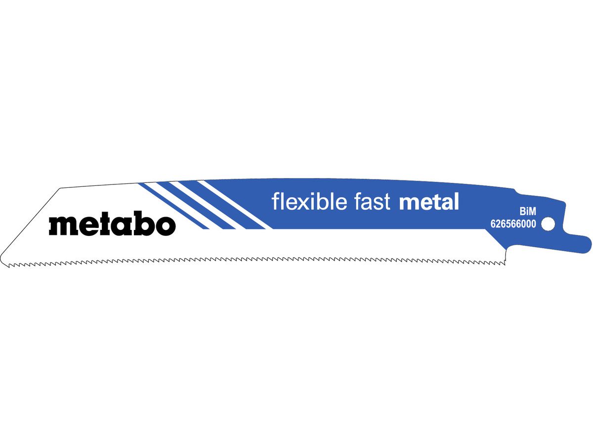 METABO Säbelsägeblatt Flexible Fast Metal BIM 150/1.4 mm/18T VE 5