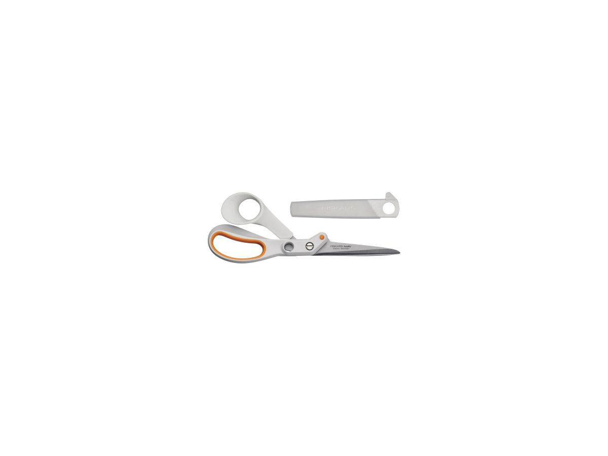 FISKARS Schere Easy Action 9-9154 RazorEdge 21cm weiß/orange