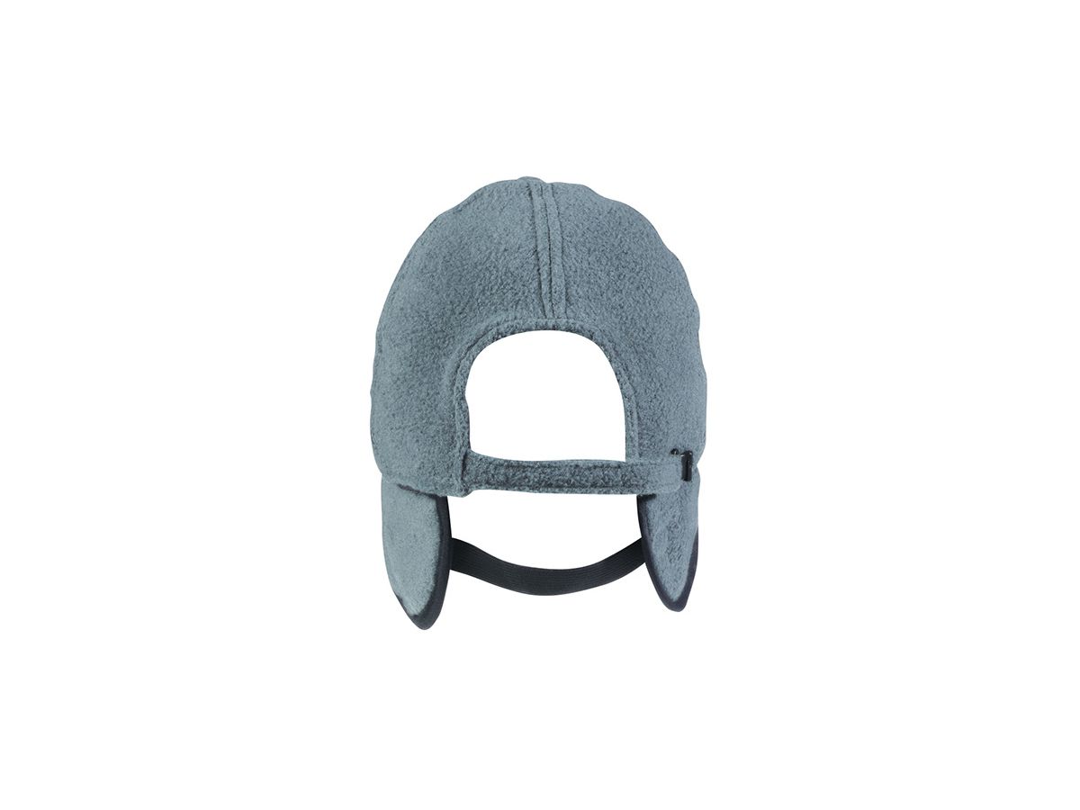 mb Fleece Cap with Earflaps MB7510 100%PES, grey, Größe one size