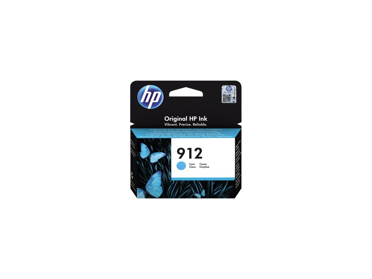 HP Tintenpatrone 3YL77AE 912 315Seiten cyan