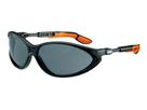 UVEX Schutzbrille CYBRIC Schwarz/orange