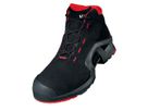 UVEX 1 x-tended Sicherheits-Stiefel Gr. 38 W11 S3L ESD SR schw/rot 8517.2