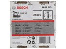 BOSCH Senkkopf-Stift SK 64 55G 1,6/55 mm, verzinkt, VE 2500