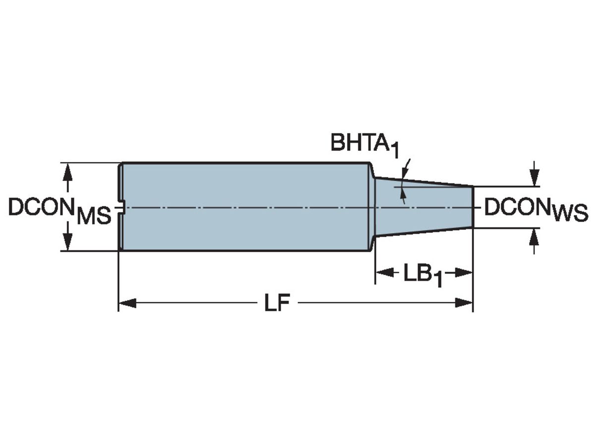 COROMANT Zylinderschaft für Coromant EH Adapter E25-A32-CS-200