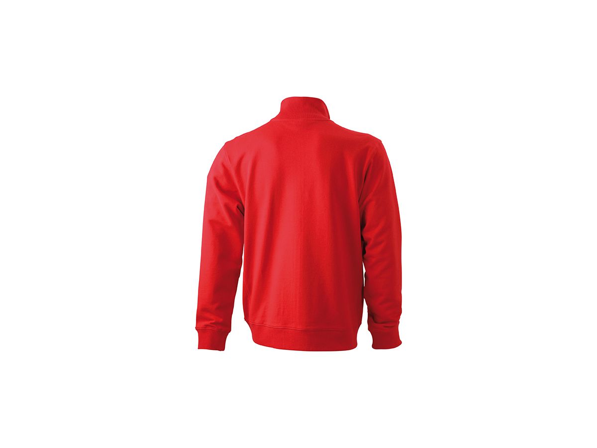 JN Sweat Jacket JN058 100%BW, red, Größe L