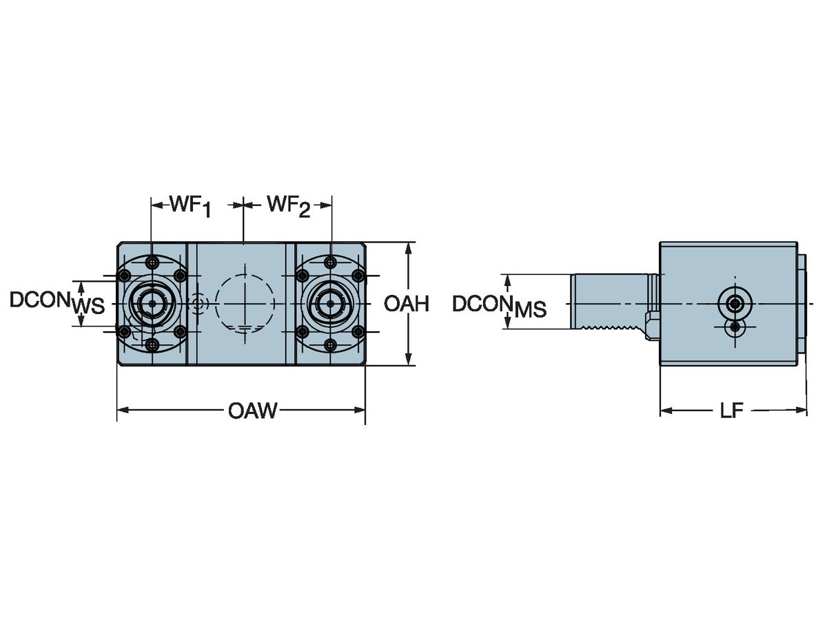 COROMANT Manuelle Spanneinheit für Mazak C4-TLE-MZ40X-DT