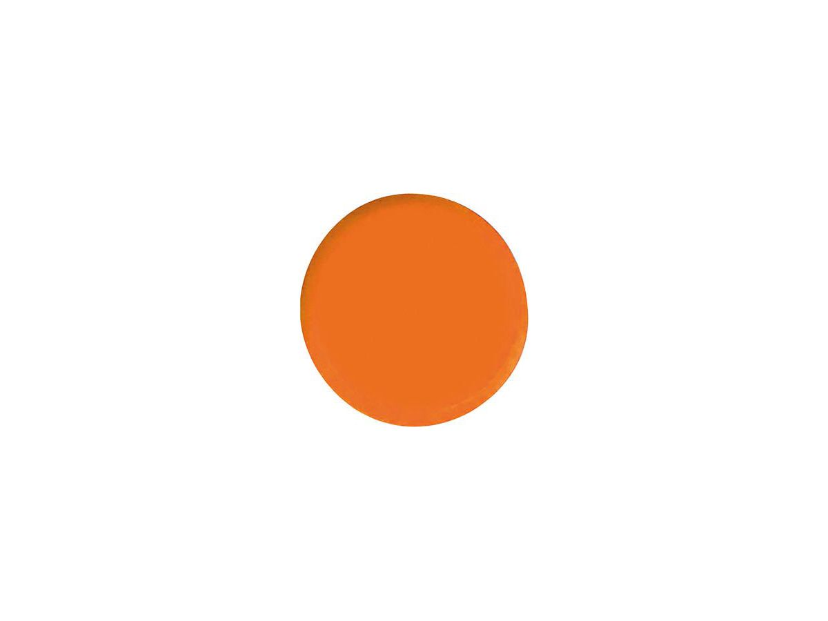Planbordmagneet rond oranje 20mm Eclipse orange 20mm    Eclipse