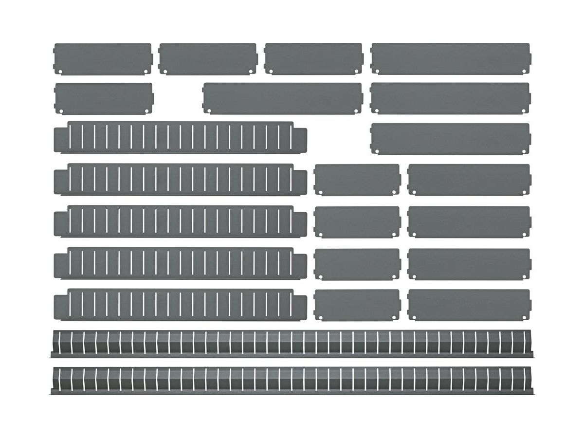 WERA Einteilungs-Satz für Schubladen 760x398mm 23-teilig