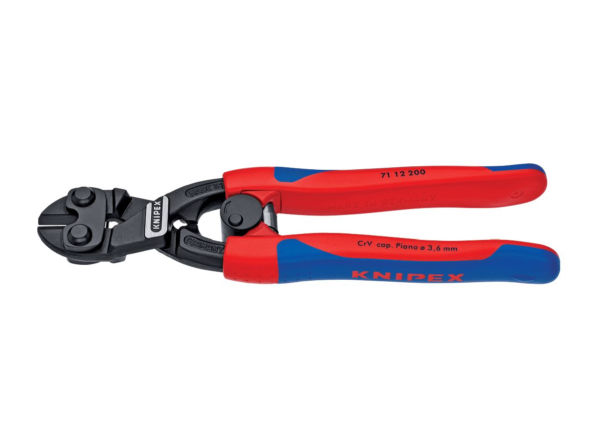 Mini bolt cutter 200mm w. multi-comp