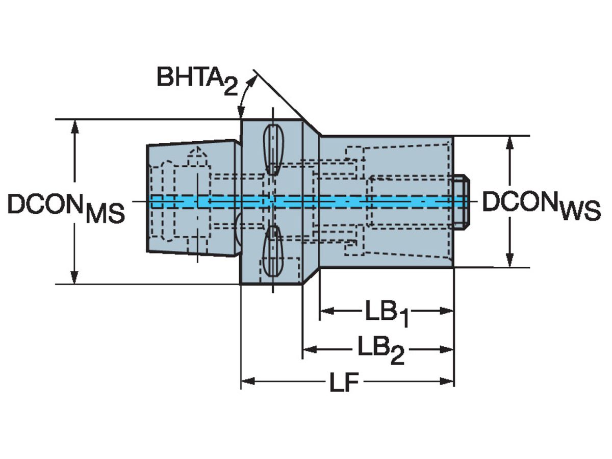 COROMANT Capto Reduzieradapter C8-391.02-63120A