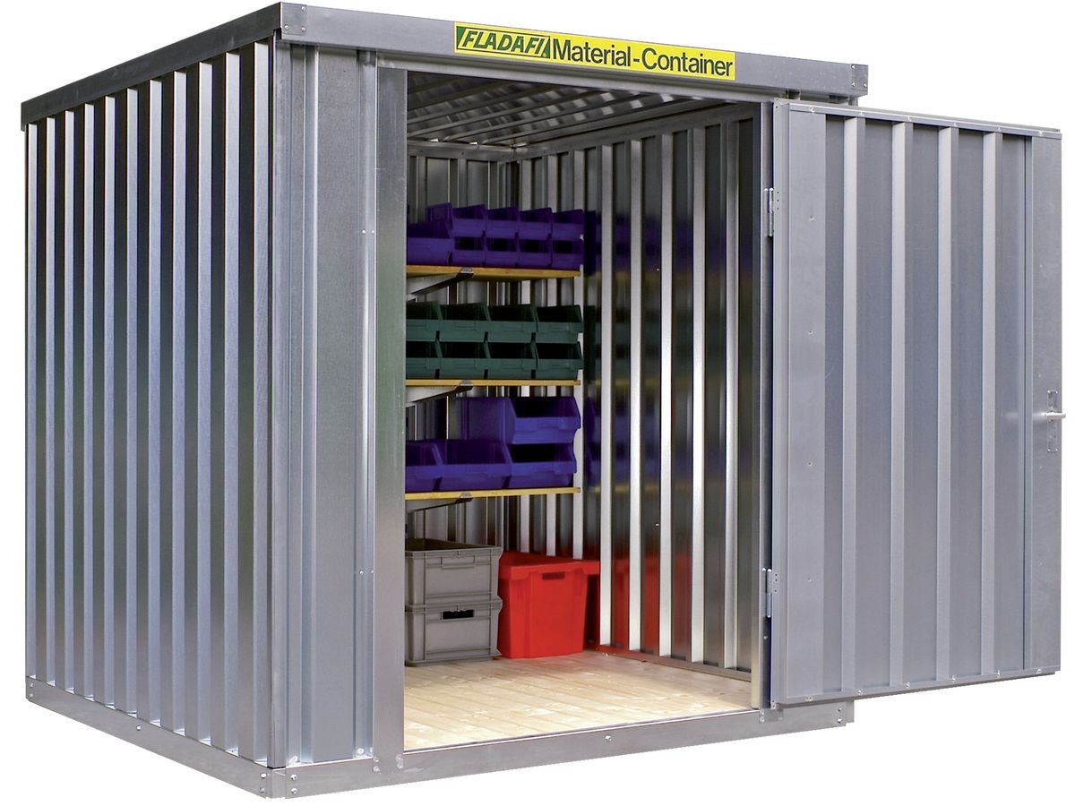Materialcontainer MC 1400verz. zerlegt ohne Boden