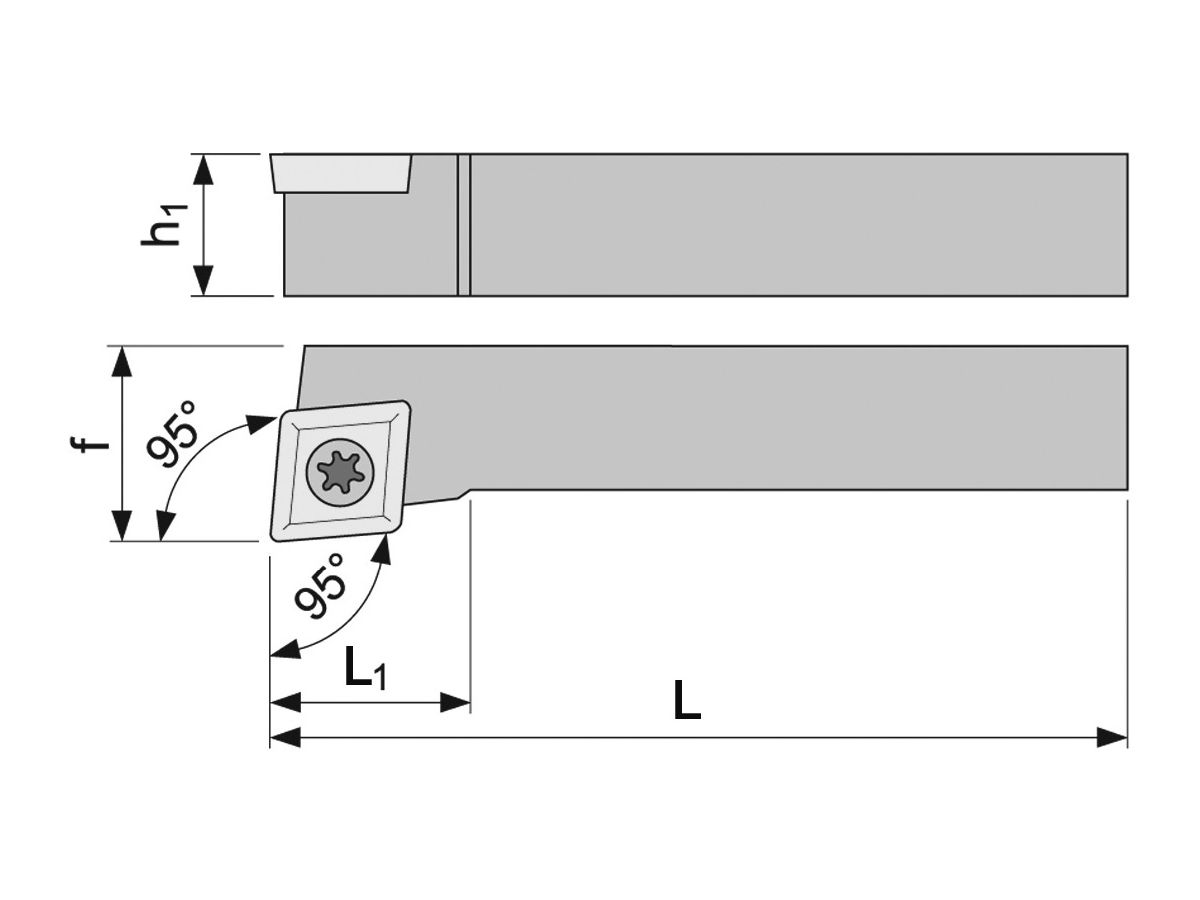 Klemmhalter 95 Grad