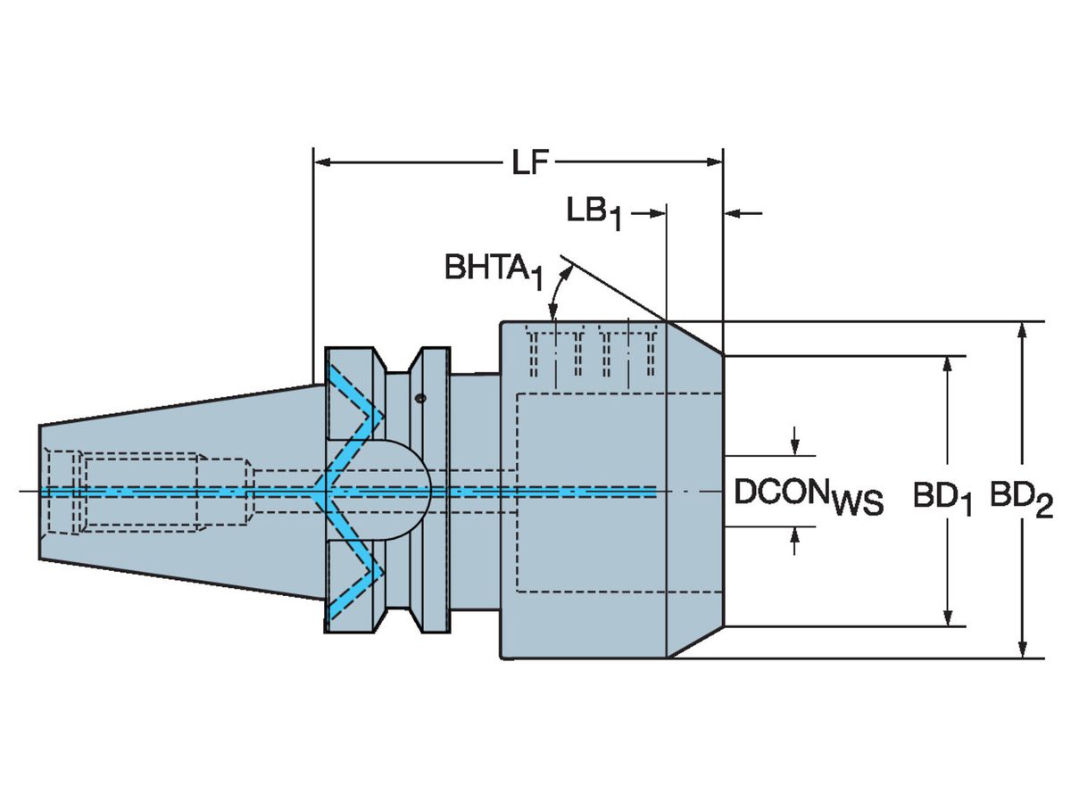 COROMANT Adapter MAS-BT 403 - Weldon A2B20-3016063