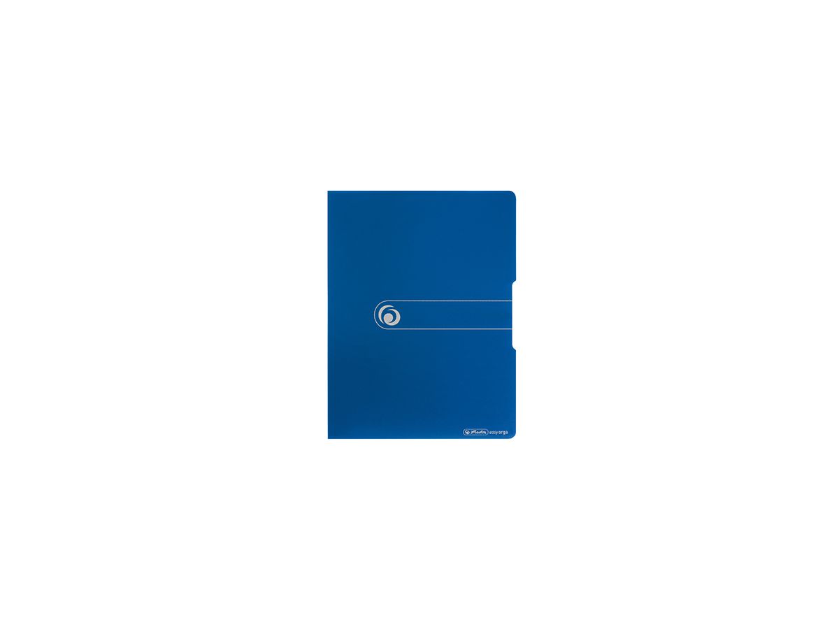 Herlitz Klemmbrettmappe 11217213 DIN A4 Polyfoam blau