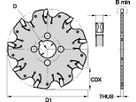 KENNAMETAL KVNS A2 Scheibenfräser A2 Cut