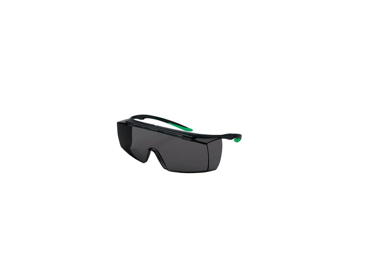 UVEX Schutzbrille super f OTG infradur SS 5.0 sw/grün  Art. 9169.545