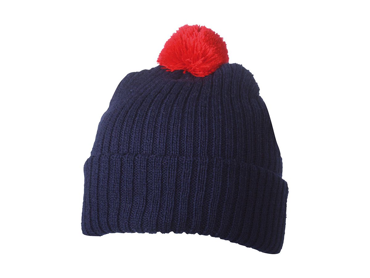 mb Knitted Cap with Pompon MB7540