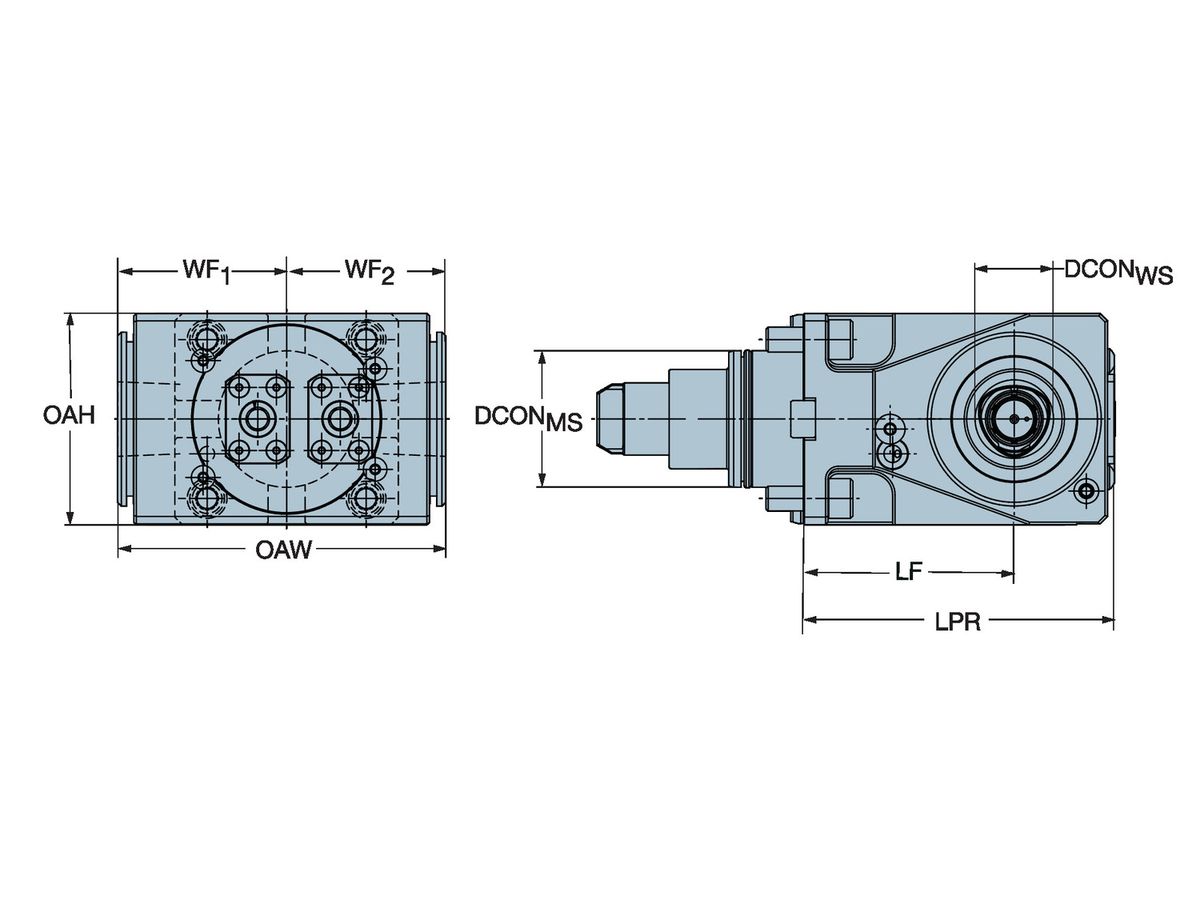 COROMANT Angetriebener Werkzeughalter für EMAG Maschinen C4-DNI-EM55A-DTE