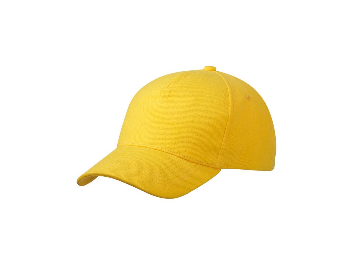 mb 5 Panel Cap heavy Cotton MB092 100%BW, gold-yellow, Größe one size