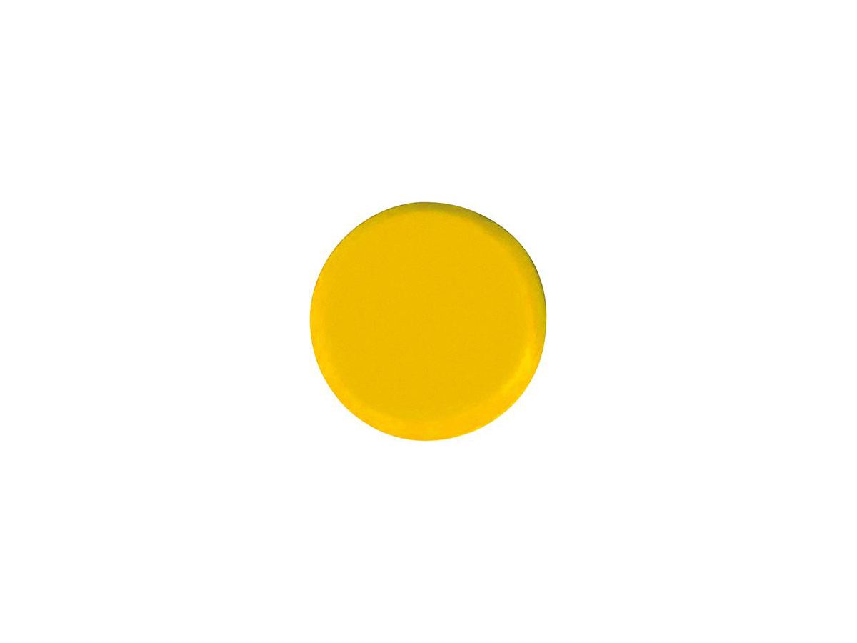 Organisationsmagnet rund gelb 30mm         Eclipse