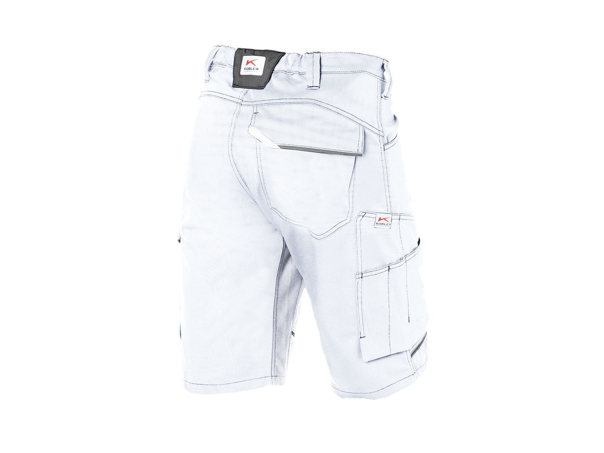 KÜBLER ICONIQ cotton Shorts 2440 weiß/anthrazit, Gr. 56