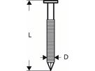 BOSCH Rundkopf-Streifennagel SN21RK 90 mm, feuerverzinkt, gerillt, VE 2500