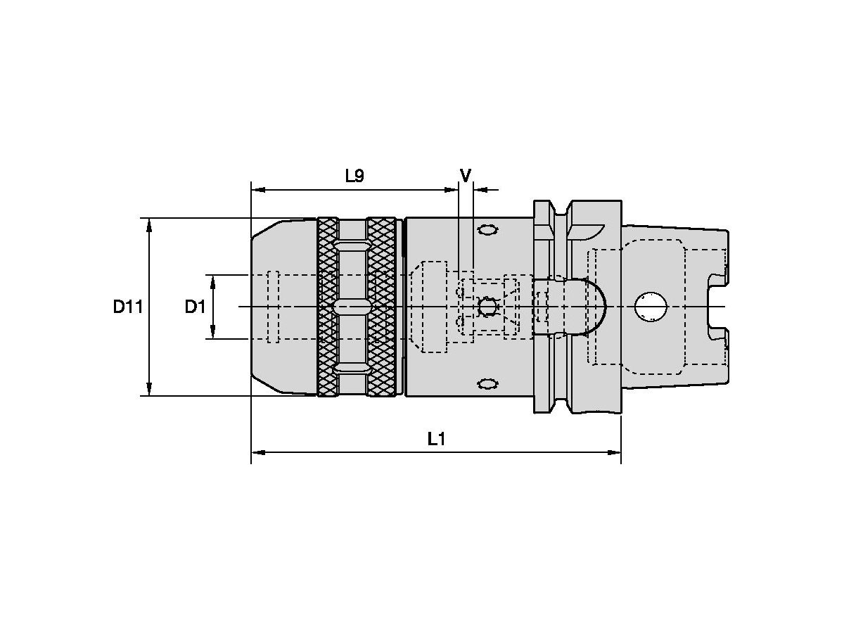 ERICKSON HSK63AHPMC20110M 20MM MILLING CHUCK - HSK63A - BALANCABLE