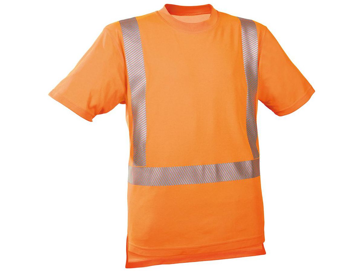 Warn-T-Shirt leuchtorange, Gr. XL