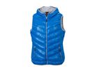 JN Ladies Down Vest JN1061 100%PA, blue/silver, Größe M