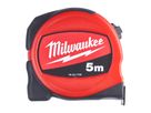 MILWAUKEE Slim-Bandmaß 25 mm breites Band 5 m, nicht-magnetisch