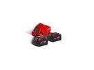 MILWAUKEE 18V Starterset M18 NRG-502 2x18V/5,0Ah, 1x12V/2,0 Ah, Ladegerät