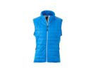 JN Mens Hybrid Vest JN1114 92%PES/8%EL, cobalt/silver, Größe L