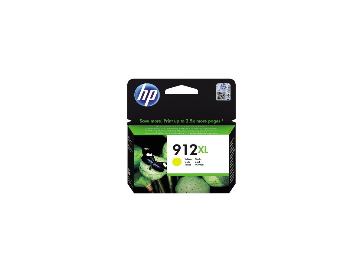 HP Tintenpatrone 3YL83AE 912XL 825Seiten gelb